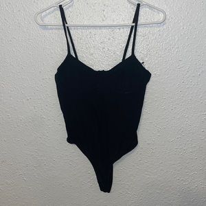 Corset style bodysuit.